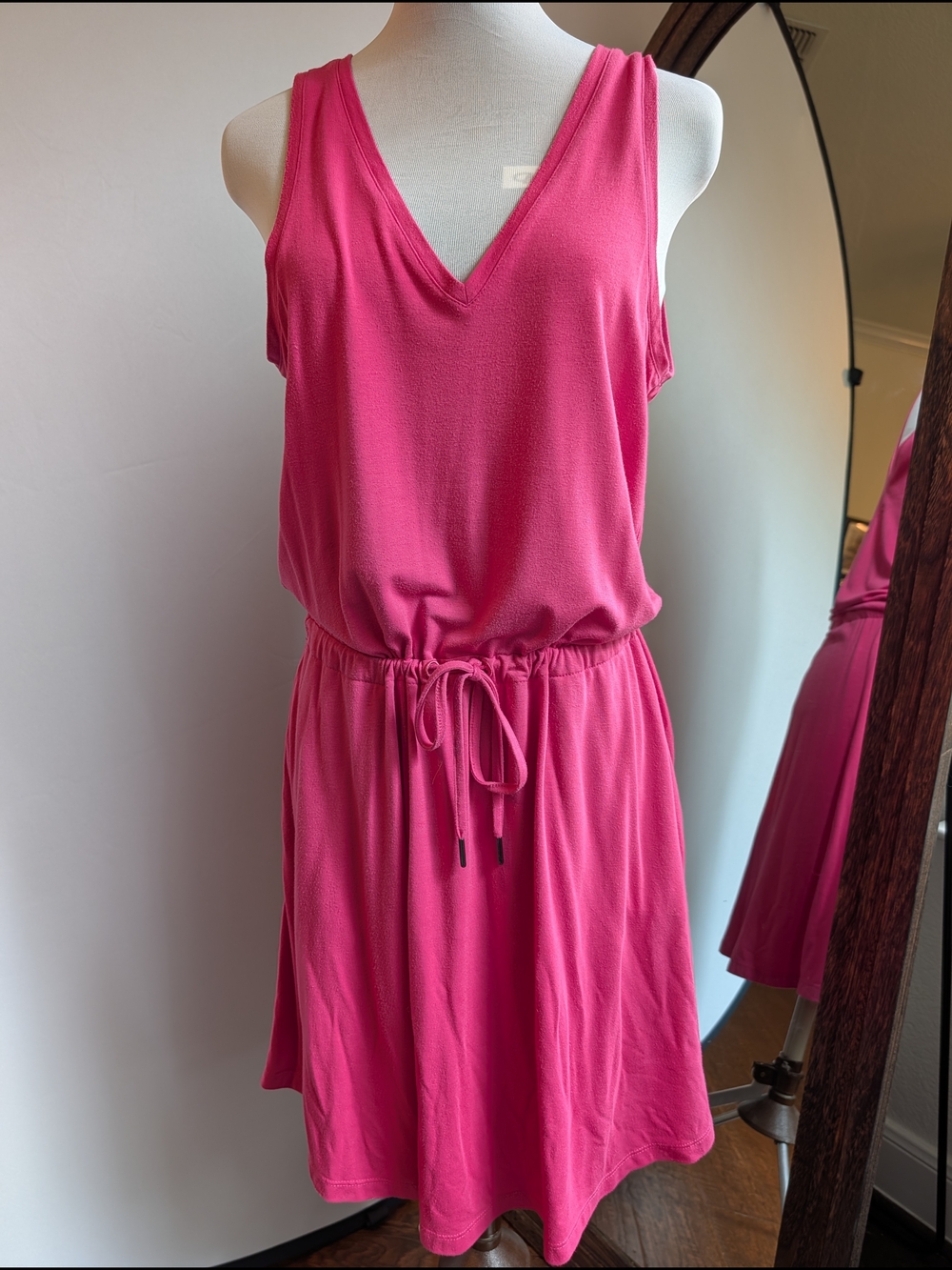 Sweaty Betty Pink Drawstring Dress